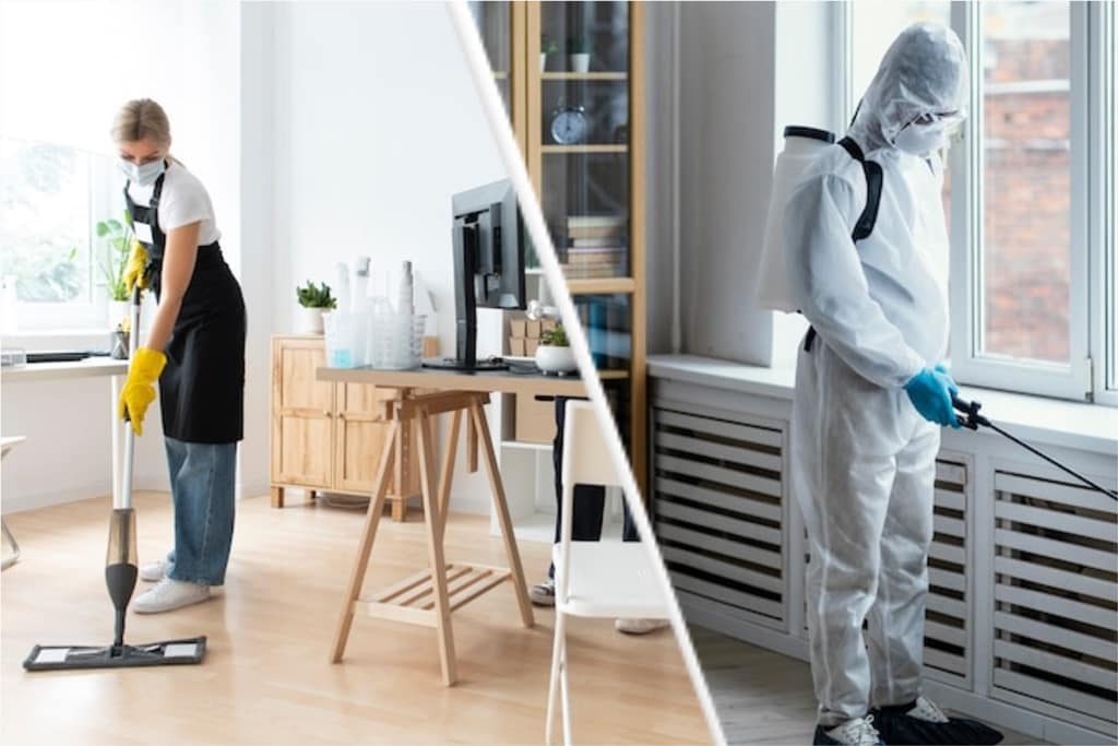 What is the Difference Between Cleaning and Disinfecting? TechniClean Janitorial